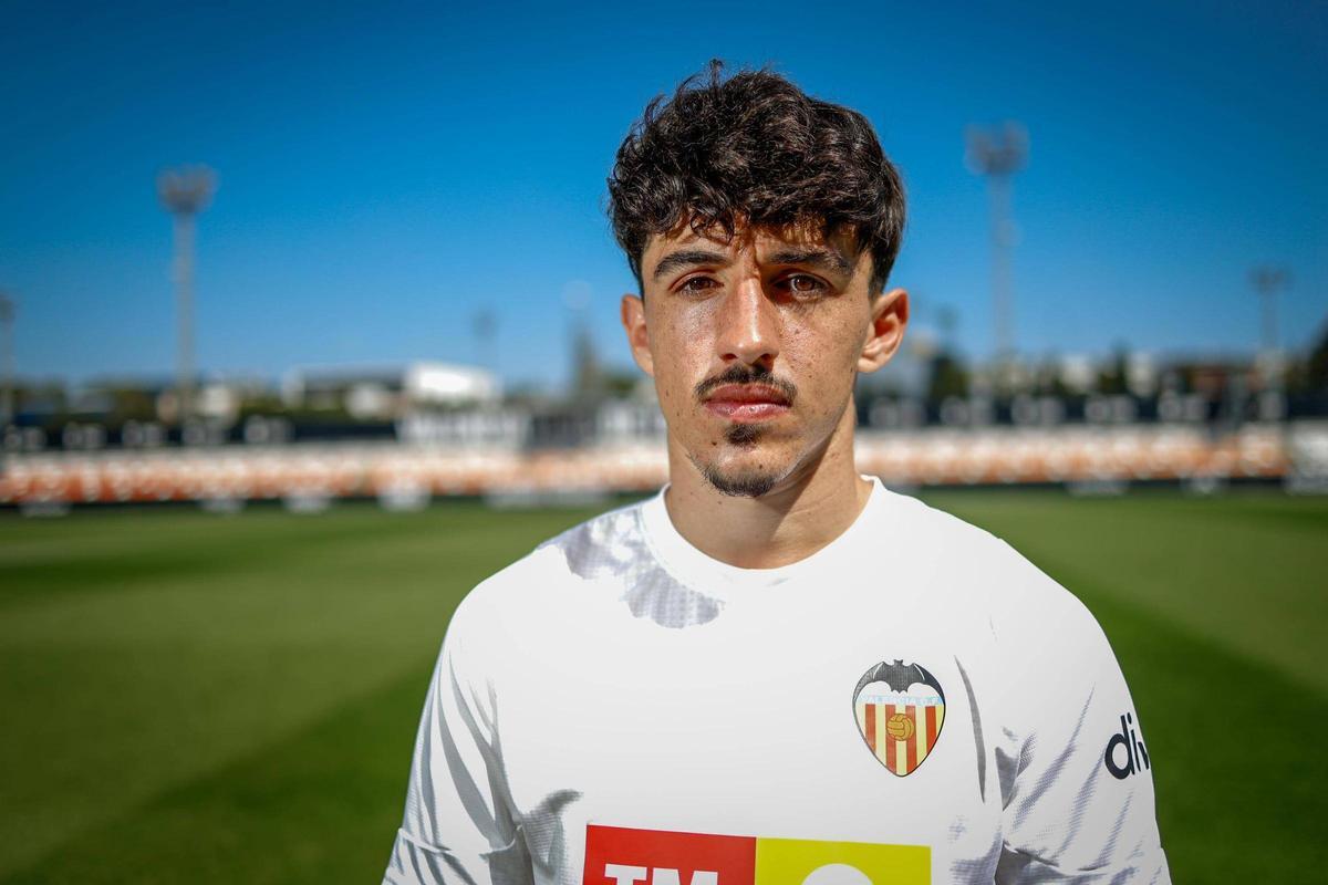 Diego López, en la Ciudad Deportiva de Paterna