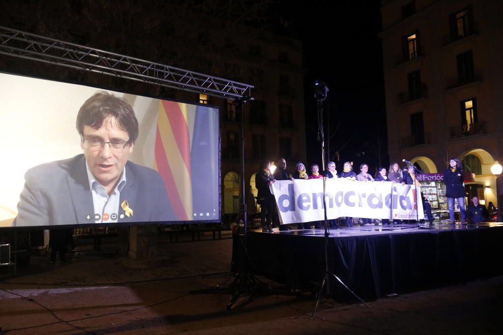 Puigdemont parla a Girona