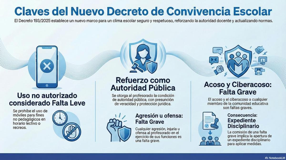 Claves del Nuevo Decreto de Convivencia Escolar
