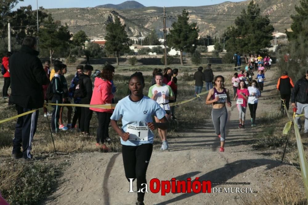 Final regional de campo a través infantil