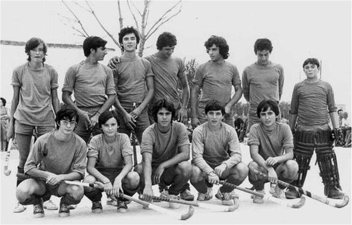 Equipo de Hockey Sala, década 1970.