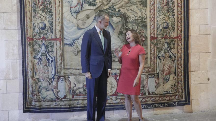 Armengol confía en repetir la reunión con Felipe VI: «No me he despedido»