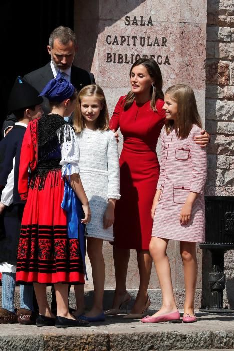 Visita de la Casa Real a Covadonga