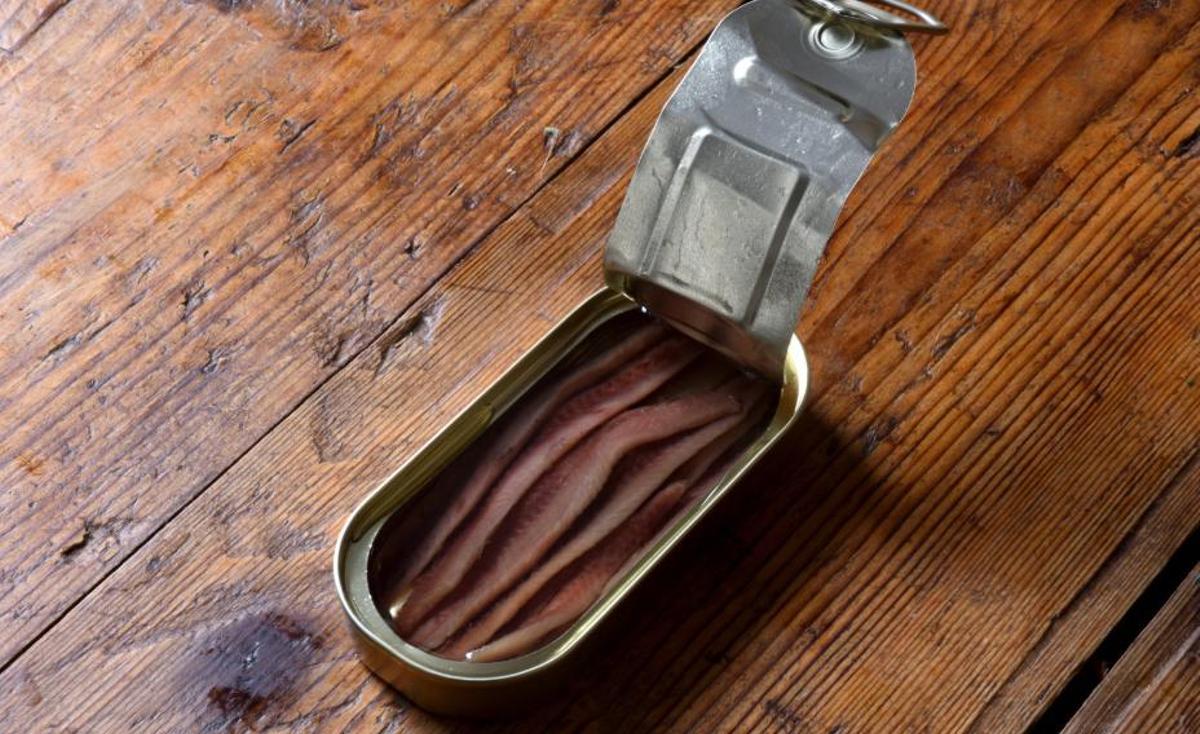 Anchoas en lata