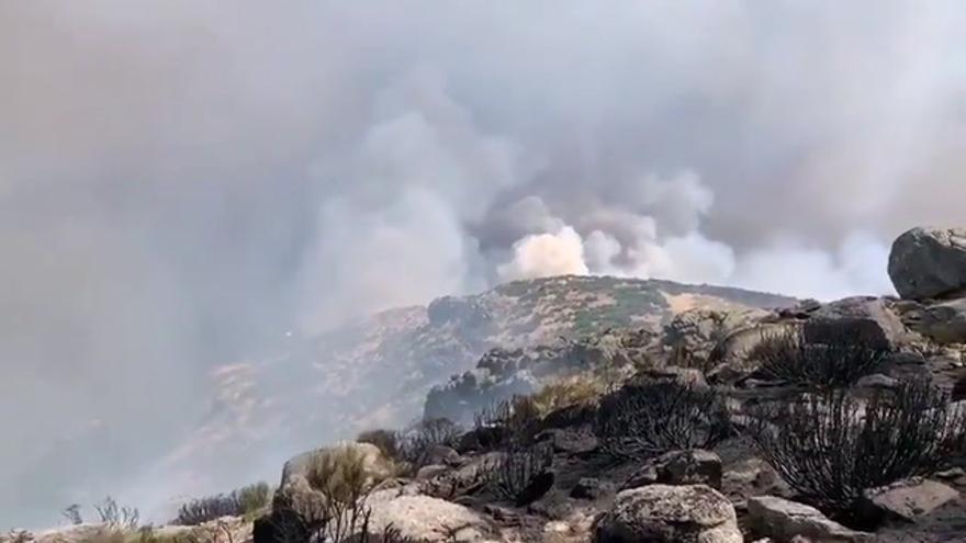Incendio en Cabezuela del Valle