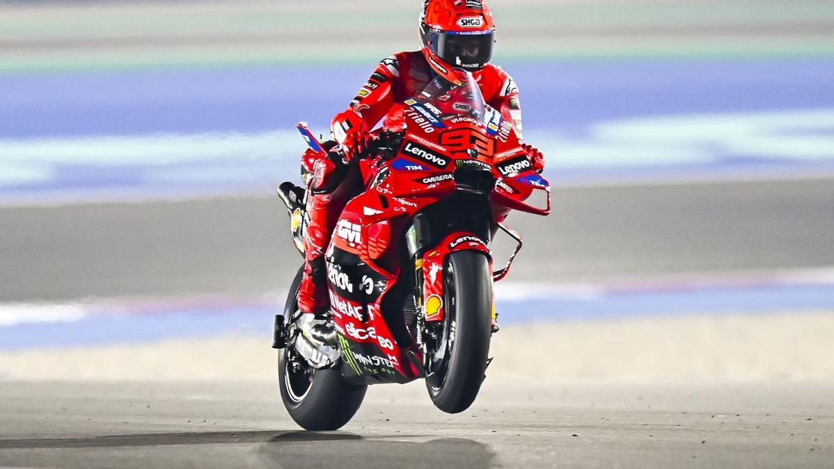 Marc Marquez en el GP de Qatar