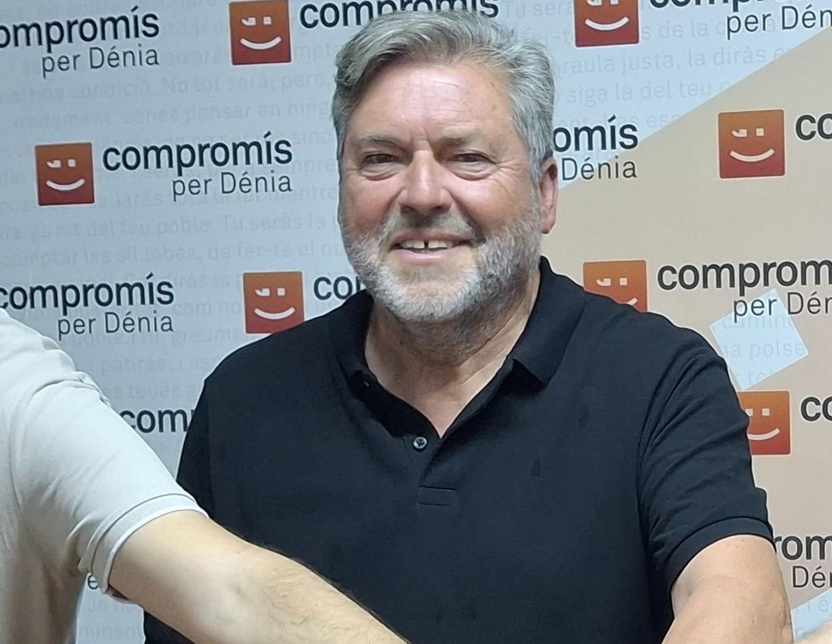 El nuevo alcalde de Dénia, Rafa Carrió, de Compromís