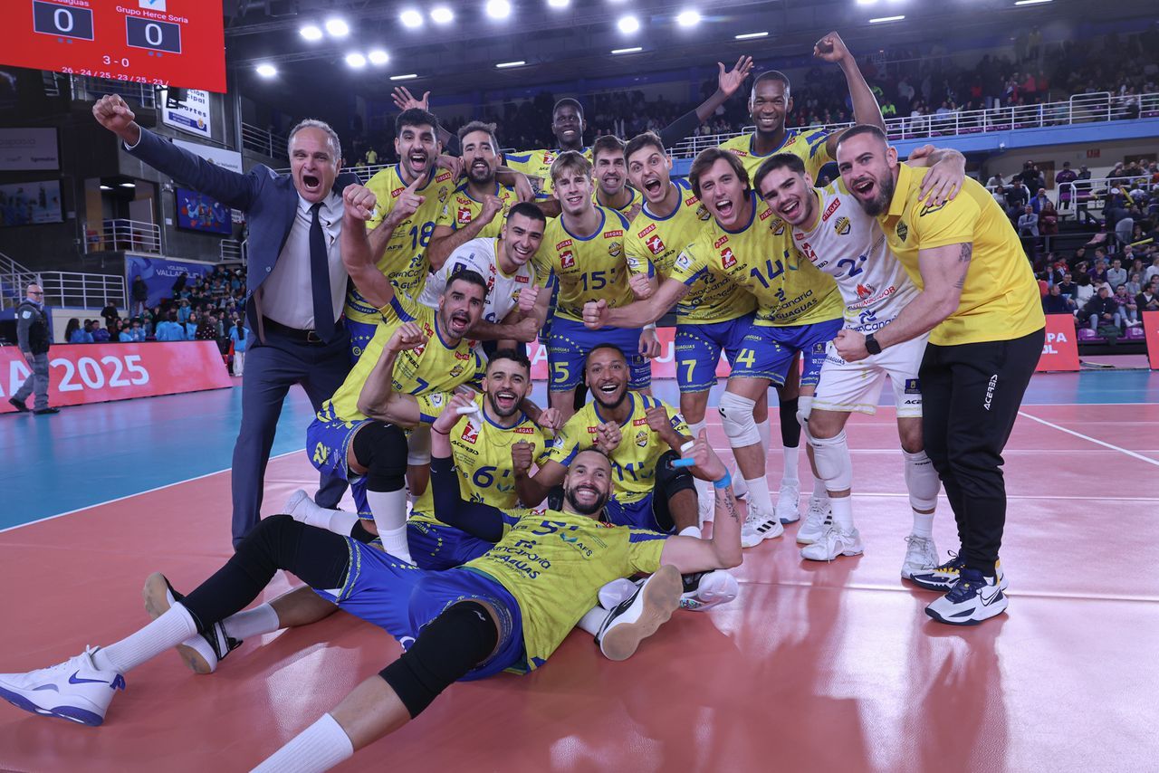 El CV Guaguas sueña con un campanazo que le ayude a tumbar al Perugia, el mejor equipo del mundo El CV Guaguas sueña con un campanazo que le ayude a tumbar al Perugia, el mejor equipo del mundo
