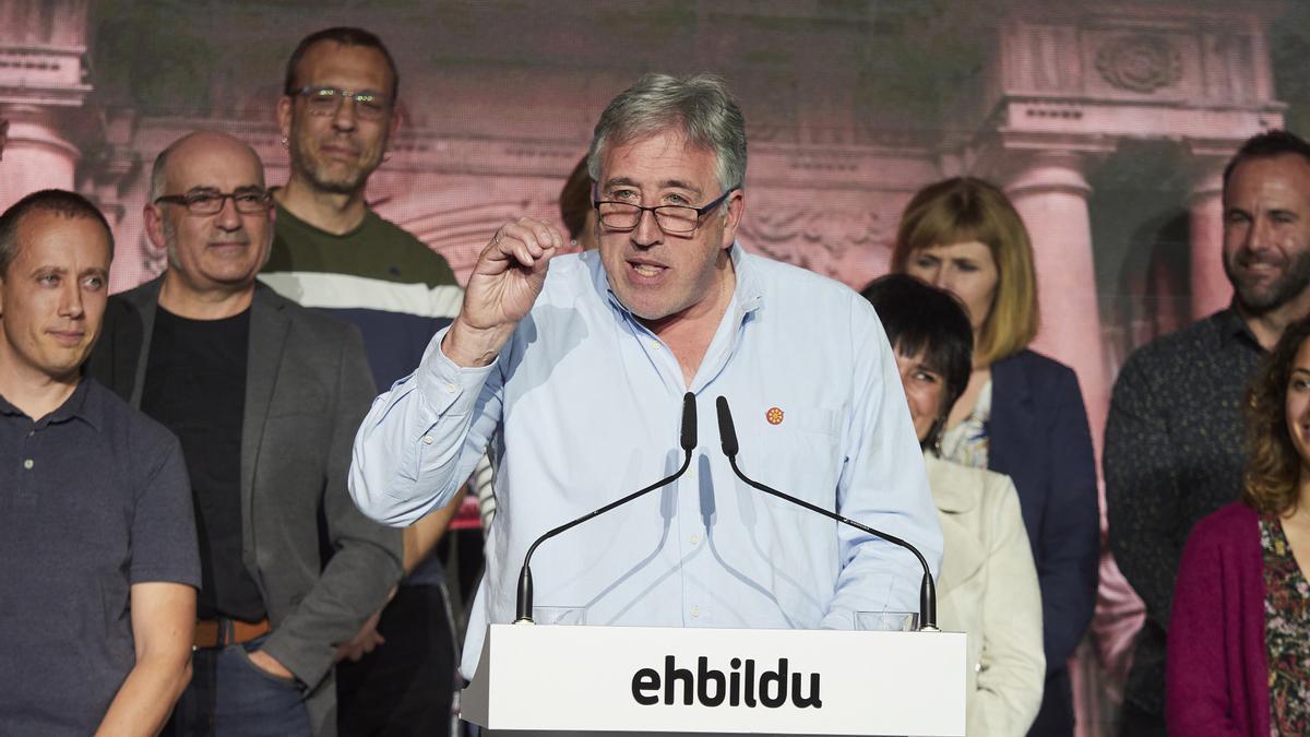 El portavoz de EH Bildu en el Ayuntamiento de Pamplona, Joseba Asiron.