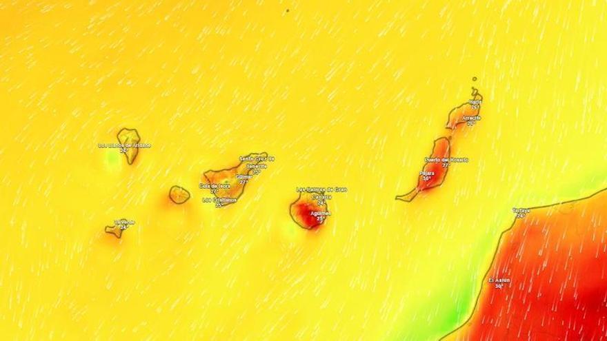 La Aemet avisa: las temperaturas seguirán pasando los 30 grados este jueves en Tenerife