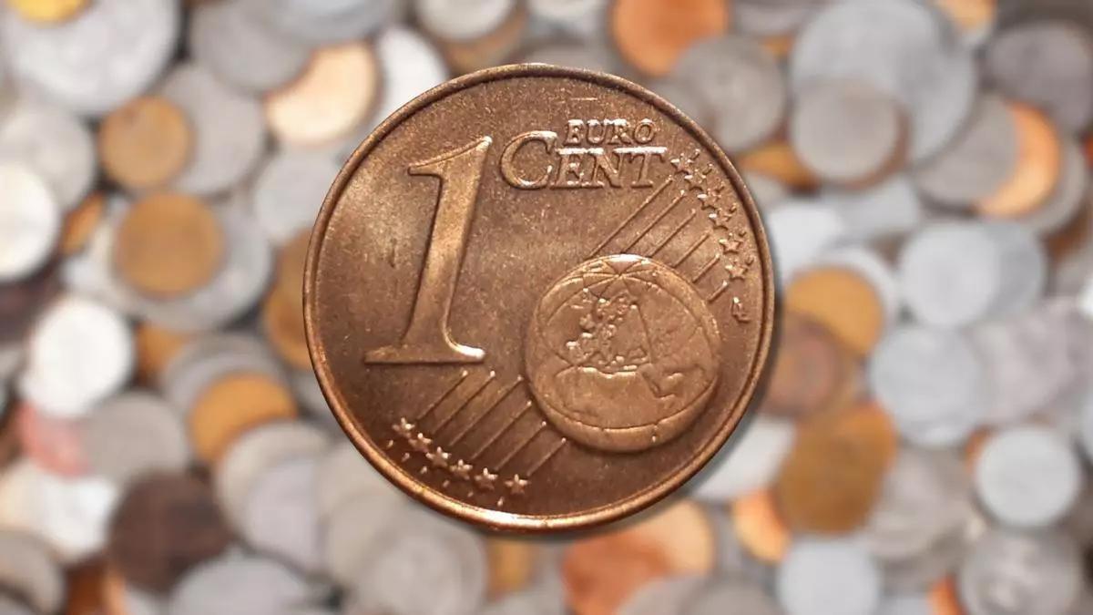 Moneda de 1 céntimo.