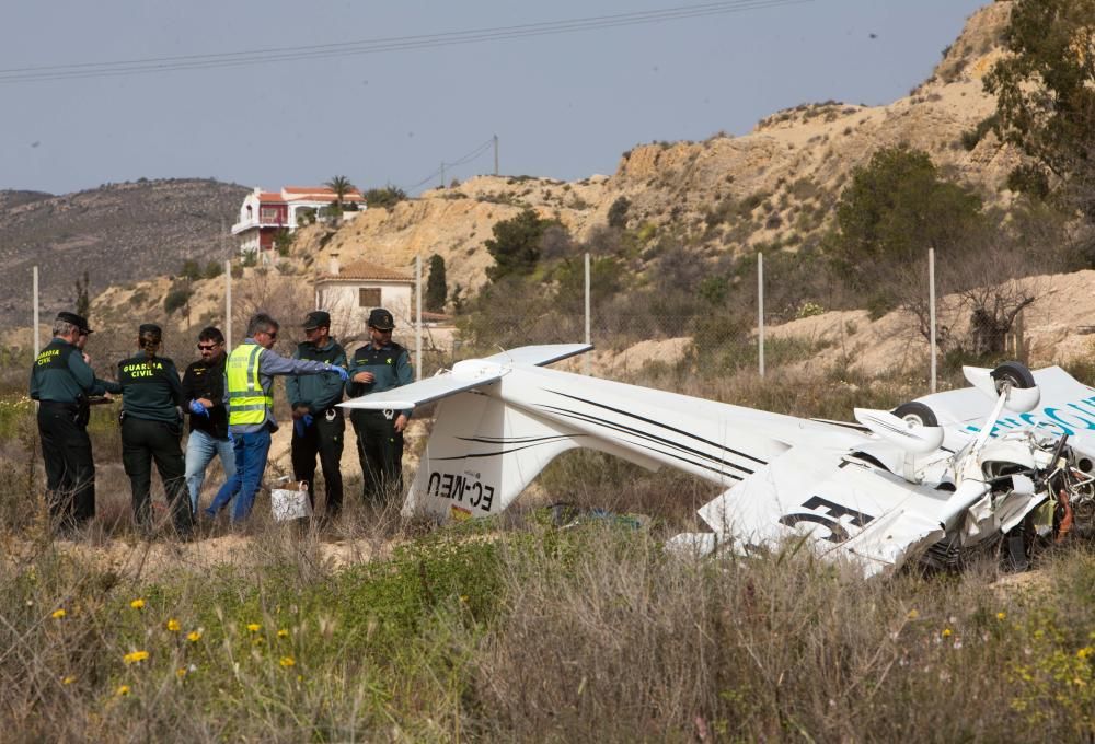 Dos muertos al estrellarse su avioneta en Mutxamel