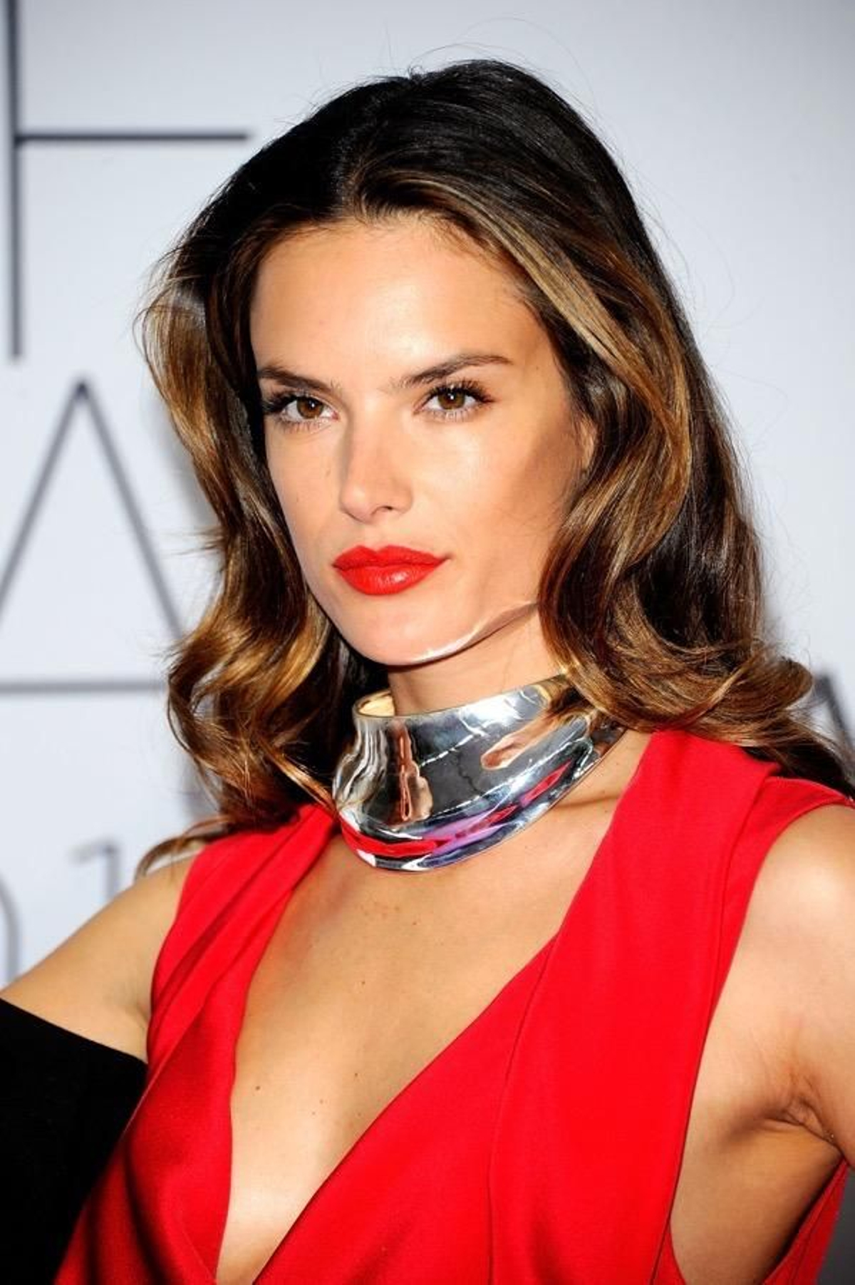 Gargantilla 'choker', Alessandra Ambrosio.