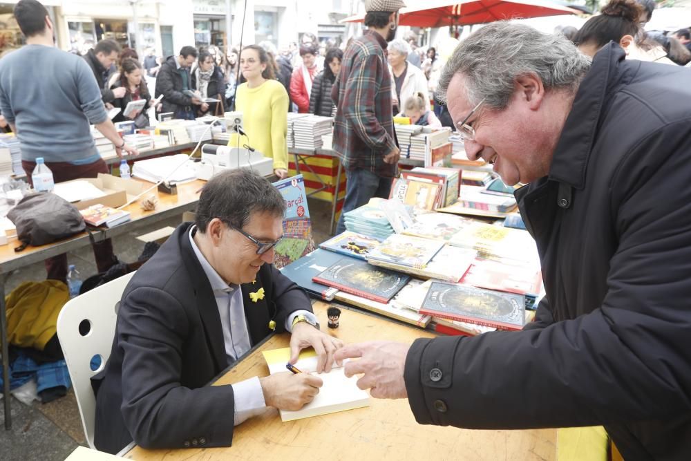 Diada de Sant Jordi 2019 a Girona.