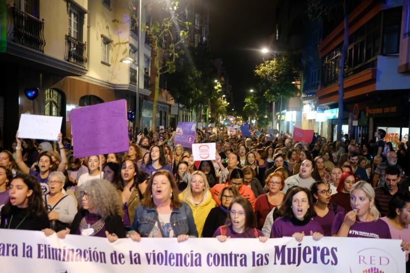 Manifestación contra la violencia machista