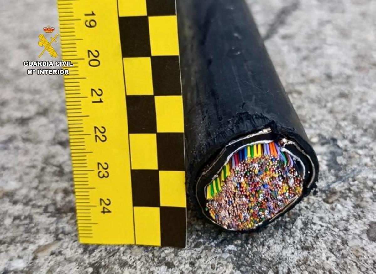 Tamaño de los cables.
