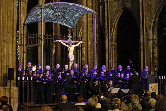 Les imatges del concert de la Polifònica a la Catedral de Girona