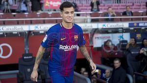 Presentación Philippe Coutinho con el FC Barcelona