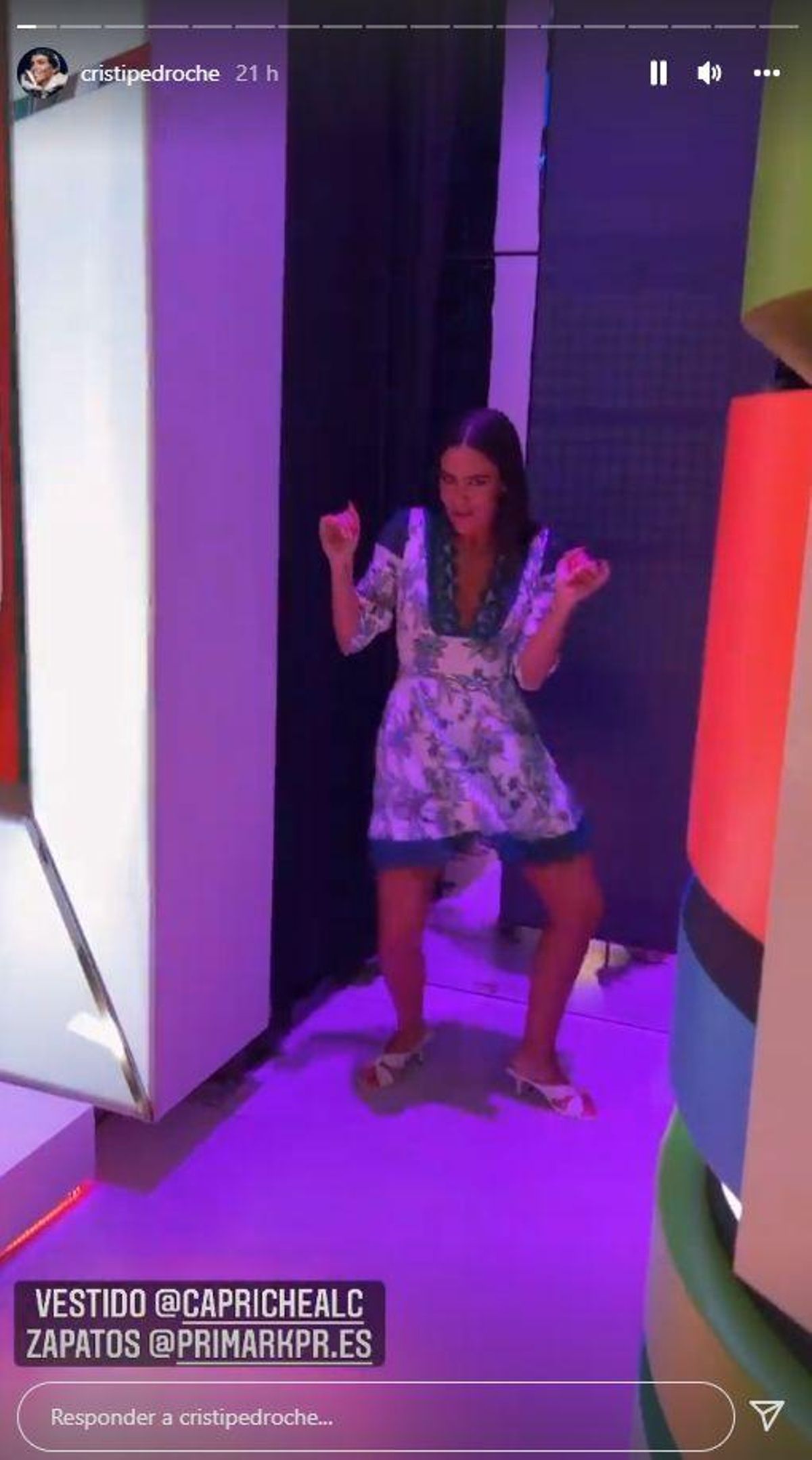 Cristina Pedroche con sus zapatos de Primark