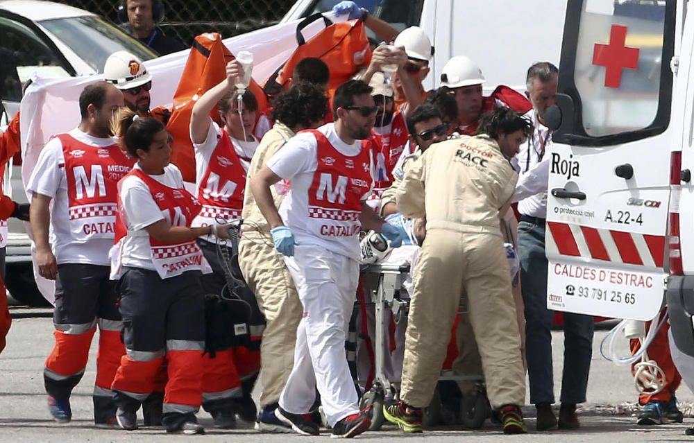 Accidente de Luis Salom en Moto2