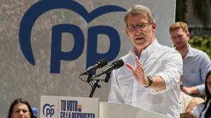 Feijóo: Si le quieres dar un disgusto a Sánchez, coge la papeleta del PP el domingo