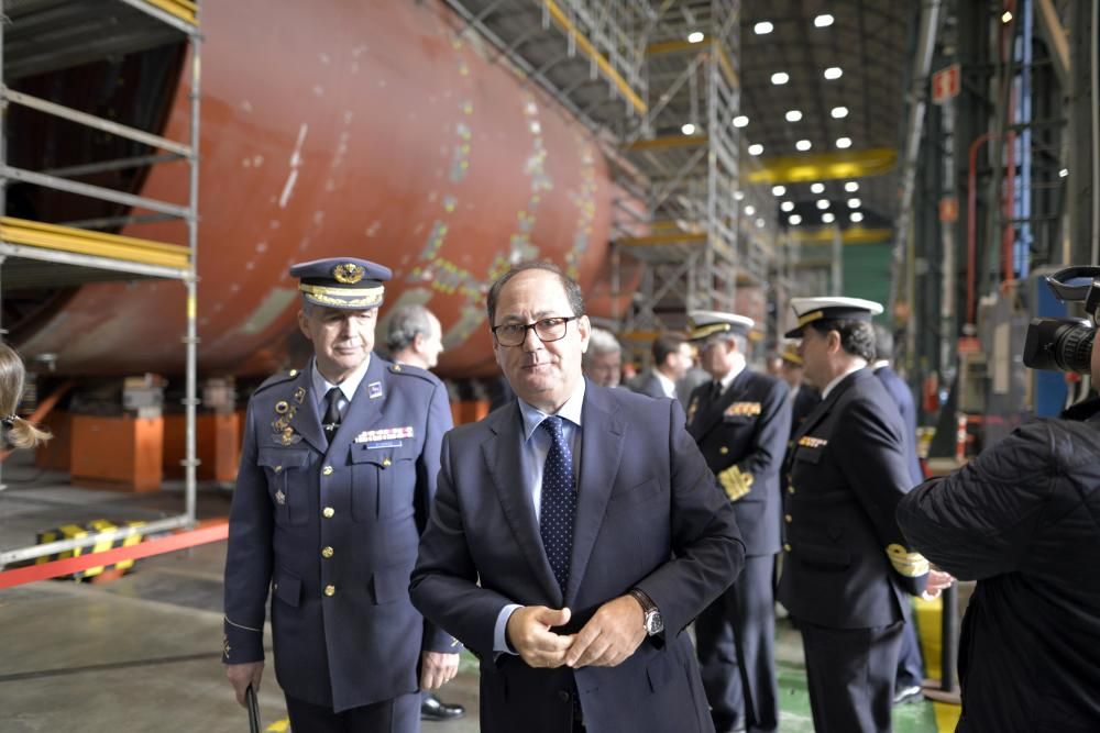 Visita a la construcción del submarino S-80 de Navantia