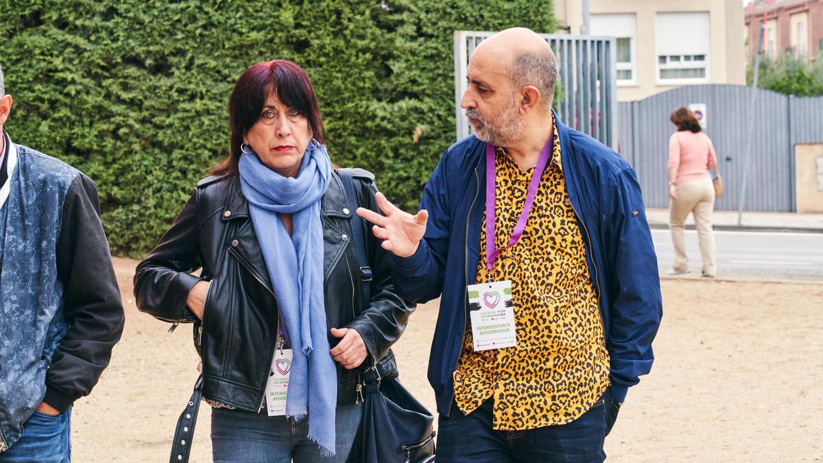 Consuelo López, que ha optado por tercera vez a la Alcaldía por Podemos, en la jornada electoral del 28M.