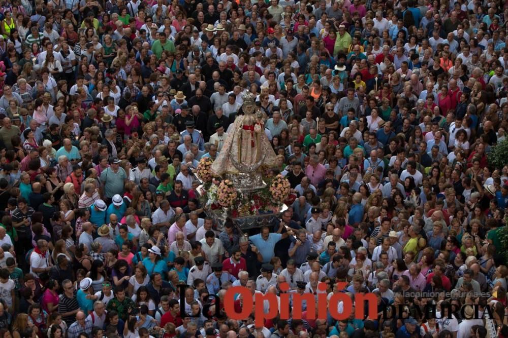 Salida de la Virgen de la Fuensanta desde la Cated