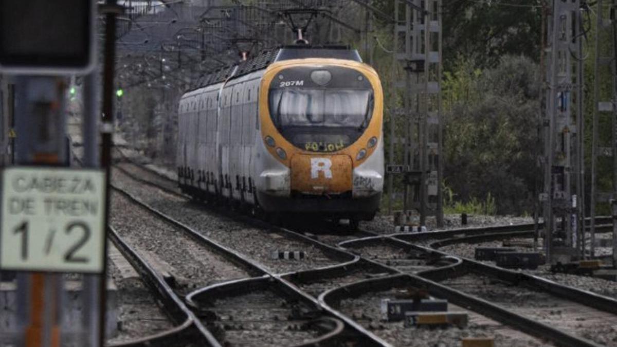 Un tren de Rodalies.