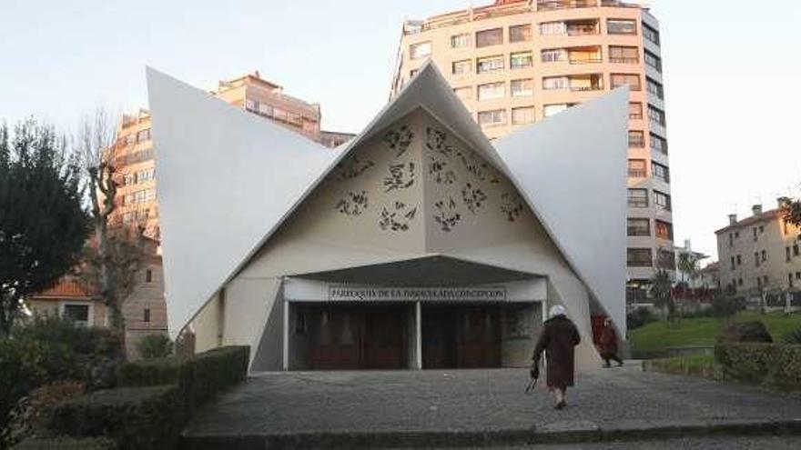 Exterior de la iglesia Inmaculada Concepción. // Ricardo Grobas