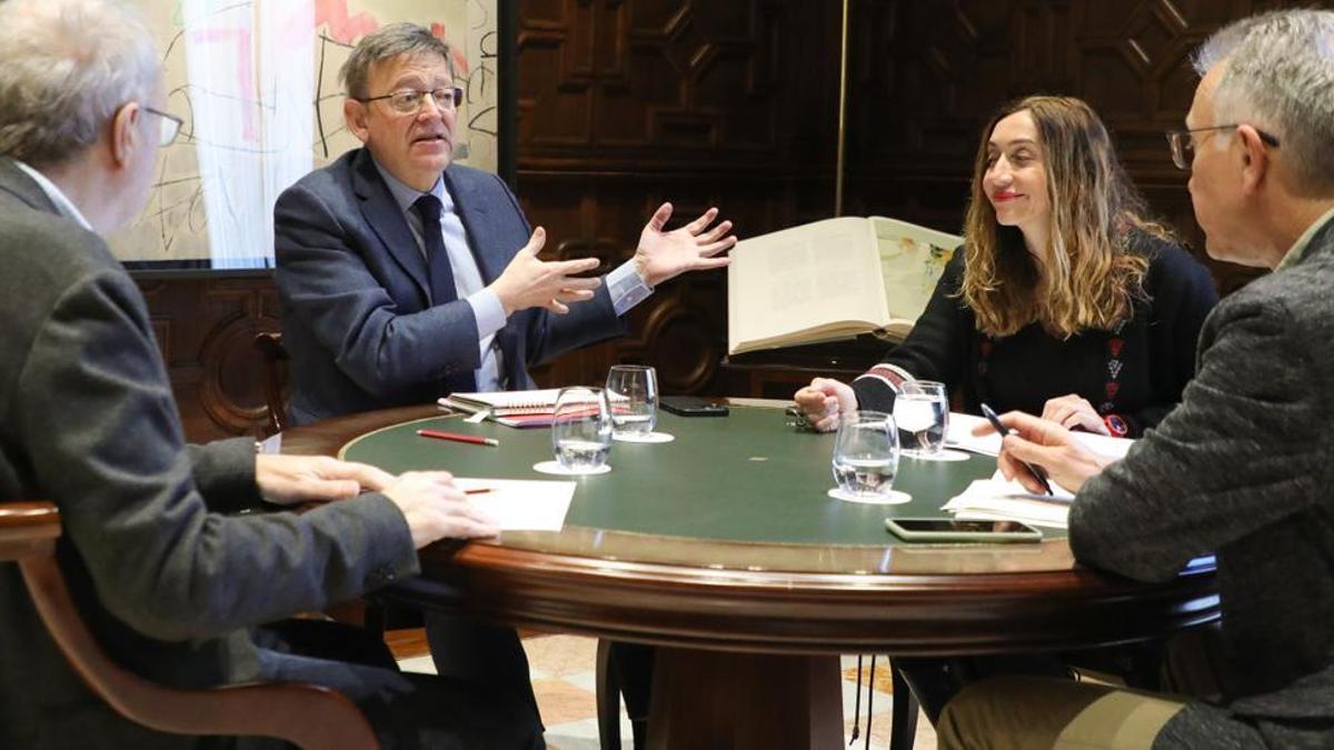 Puig y la consellera Navarro, reunidos de urgencia este viernes para estudiar el dictamen sobre el trasvase.