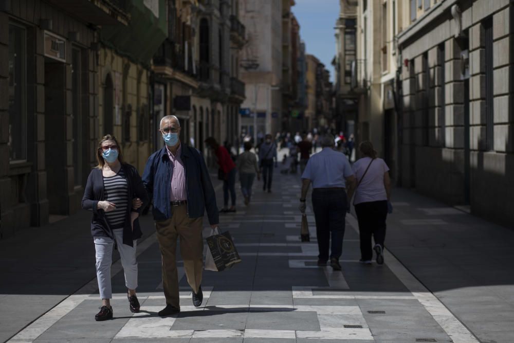 Primer día de mascarillas obligatorias en Zamora