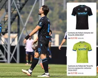 El CD Tenerife detecta la venta ilegal de sus nuevas camisetas: en torno a 20 euros