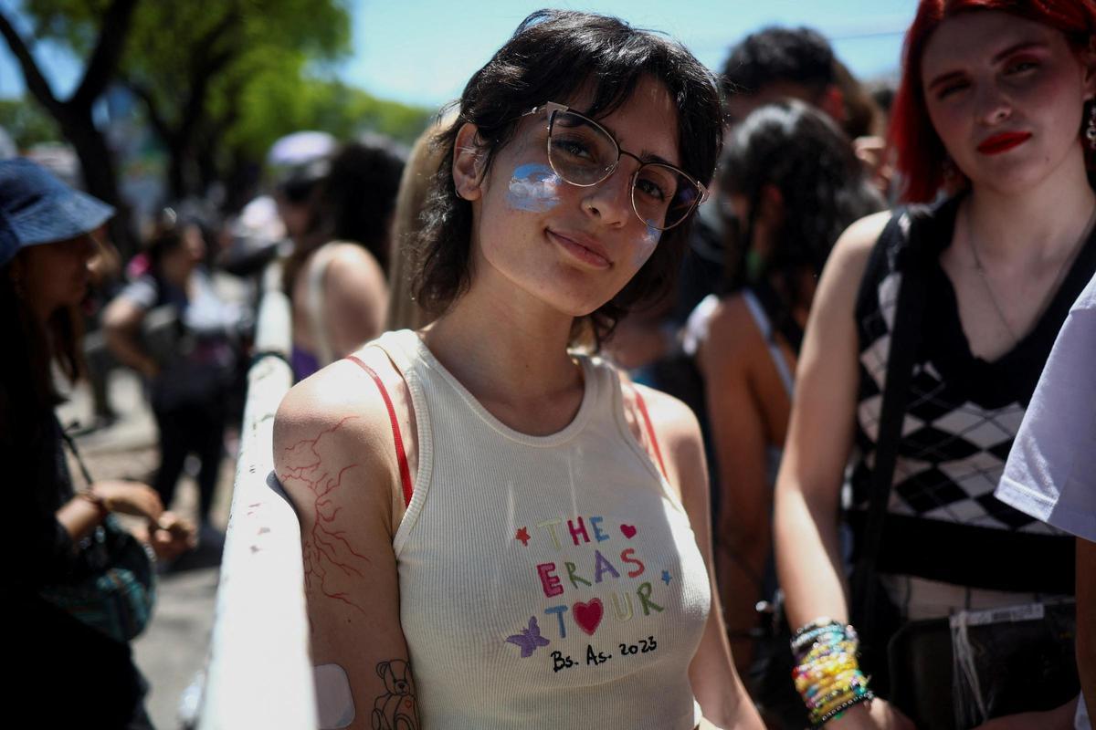 Fans de Taylor Swift en su concierto en Buenos Aires