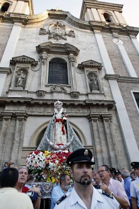 Bajada de la Virgen de la Fuensanta a Murcia