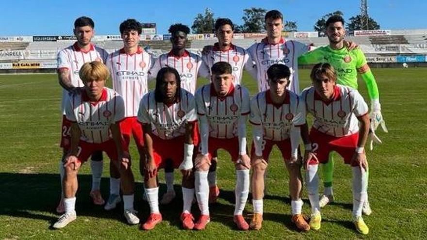 Els jugadors del Girona B.