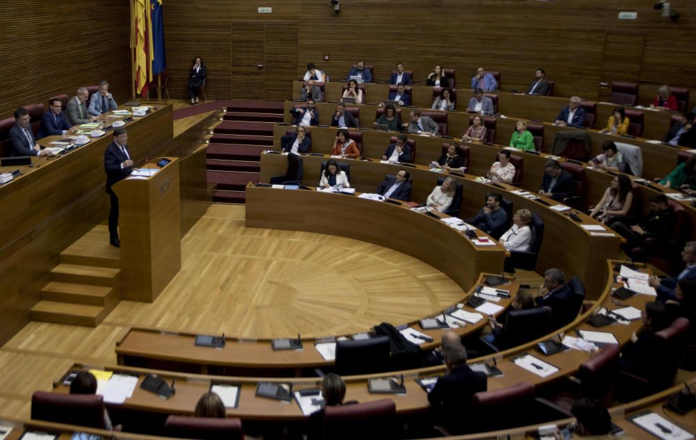 Segunda sesión del pleno de investidura de Puig