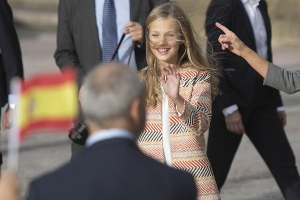 Premios Princesa de Asturias: Llegada de la Familia Real a Oviedo