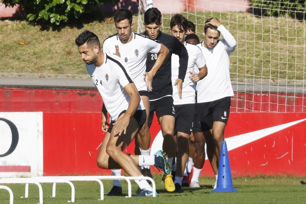 Entrenamiento del Sporting