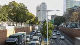 Un accidente en la ronda Litoral obliga a desviar tráfico en Barcelona