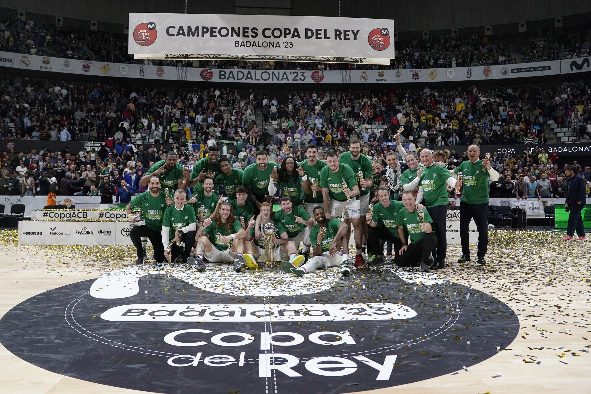 La celebración de la Copa del Rey de Unicaja, en imágenes