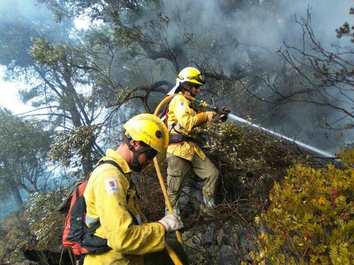 Waldbrand Cala Tuent