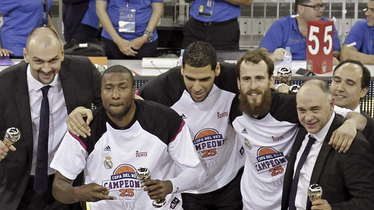 Marcus Slaughter, tras ganar la Copa del Rey de baloncesto con el Real Madrid en 2015