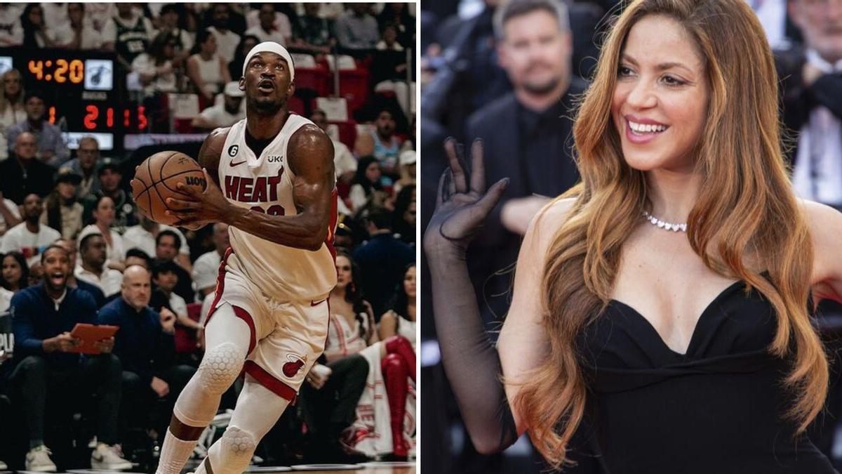 Shakira y Jimmy Butler