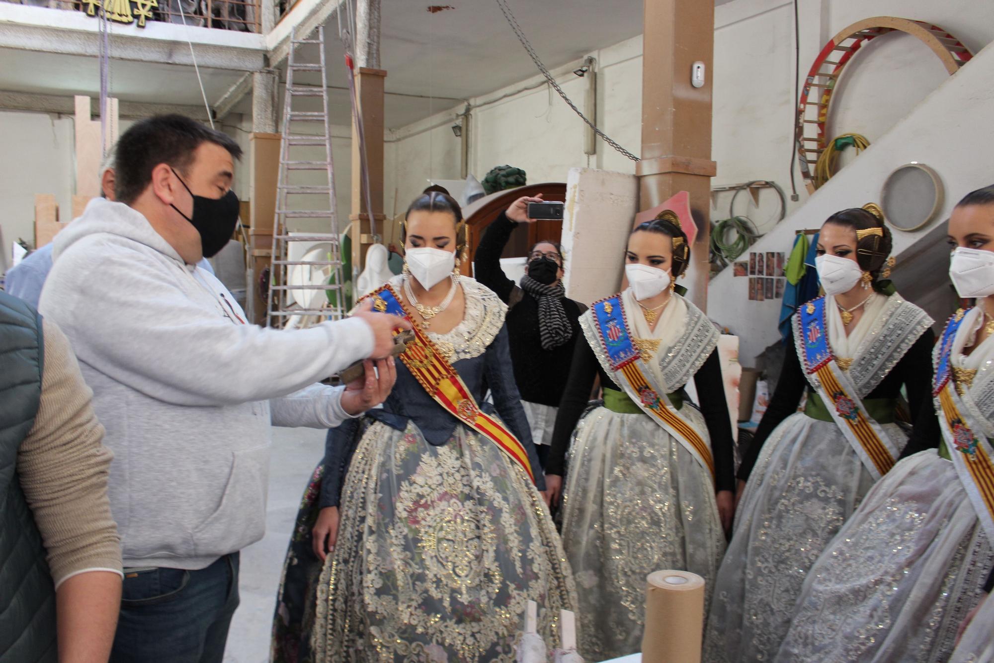 Tutorial de Fallas para Consuelo y la corte en la fiesta del Patrimonio