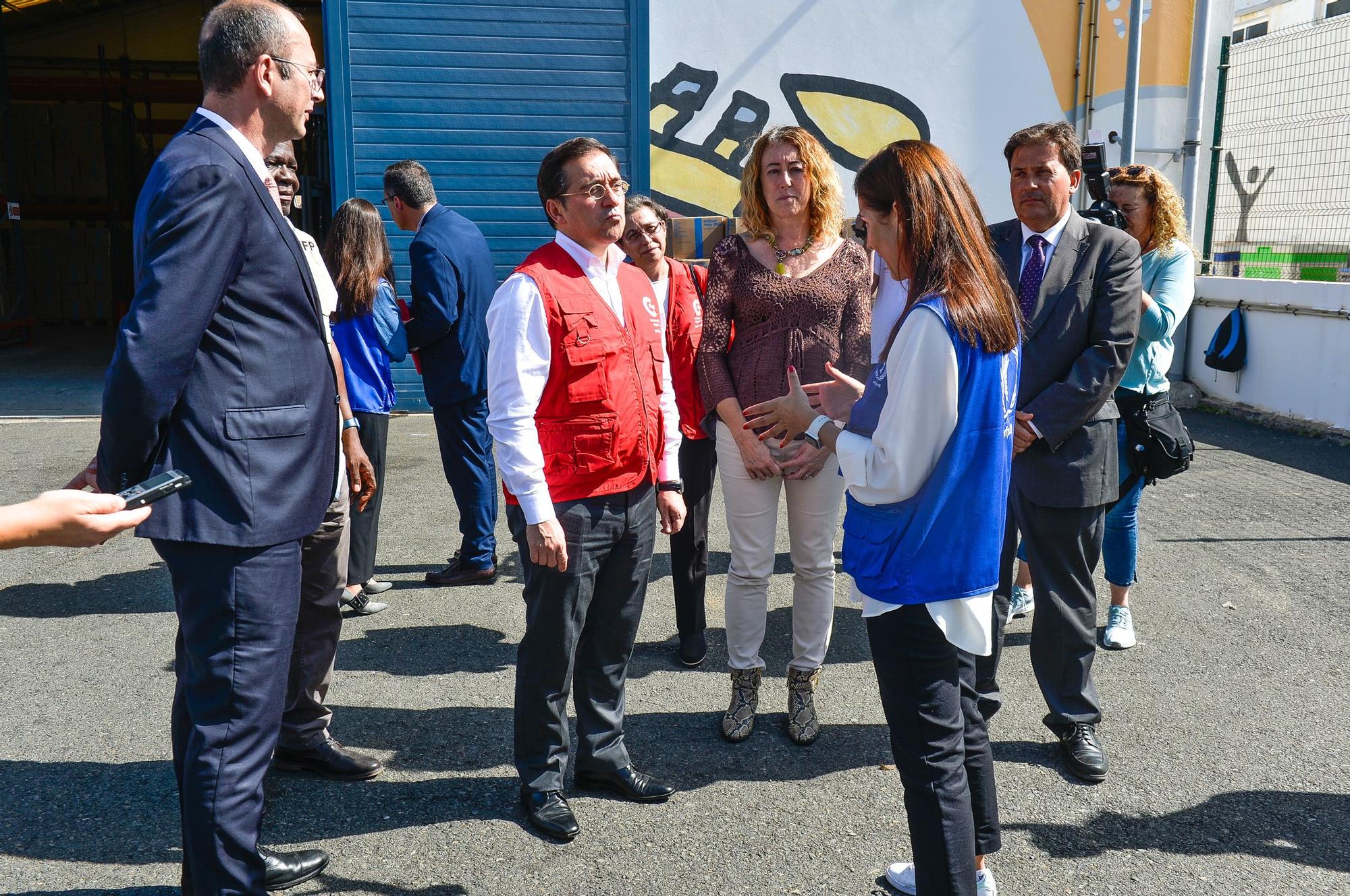 Visita de José Manuel Albares a la sede del Programa Mundial de Alimentos