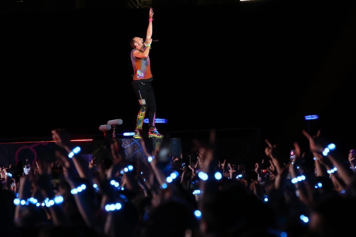 Coldplay en el Estadi Olímpic Lluis Companys