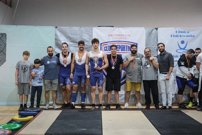 Competición de halterofilia organizada en Sagunt