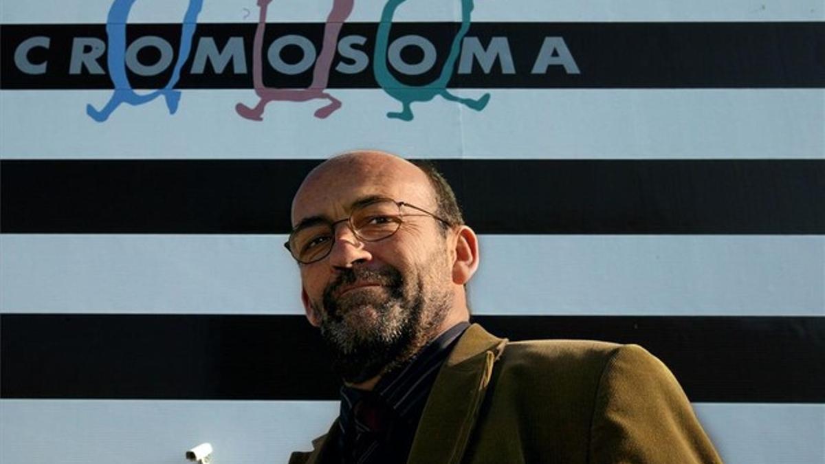 Oriol Ivern, productor cinematográfico y fundador de Cromosoma, creadora de  la serie de dibujos 'Les tress bessones'.