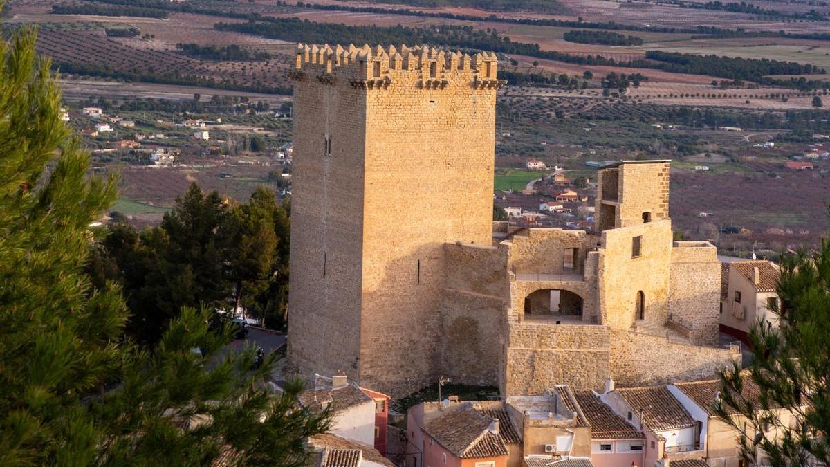 Torre del castillo de Moratalla.